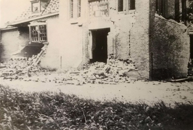 Kerk beschadigd 1940