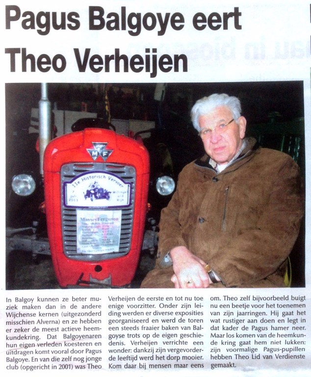 Theo Verheijen lid van verdienste