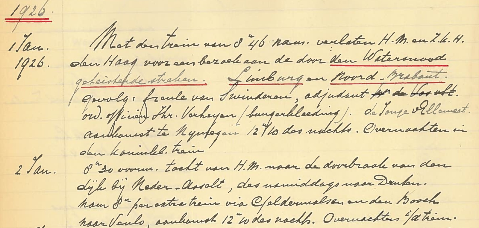 detail archief Wilhelmina