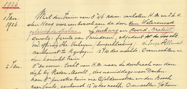 detail archief Wilhelmina